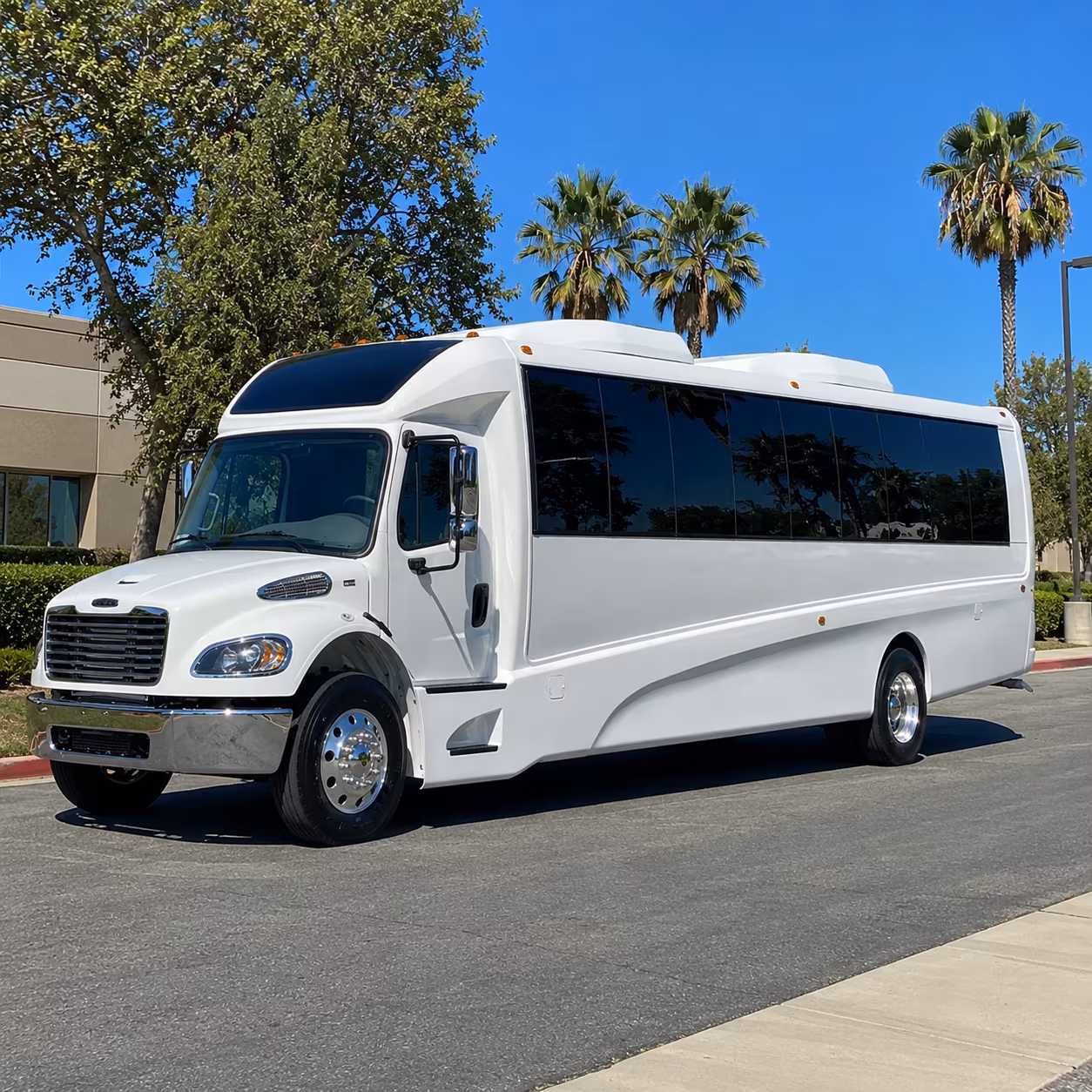 Hollywood Airport Shuttle & Transportation party bus exterior