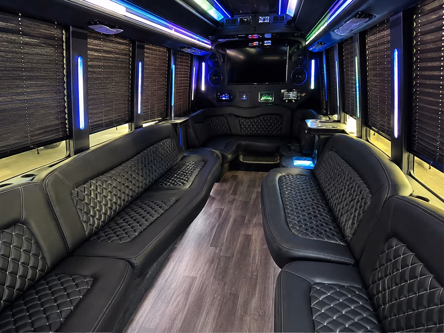 Hollywood Concert & Music Festival Transportation party bus exterior