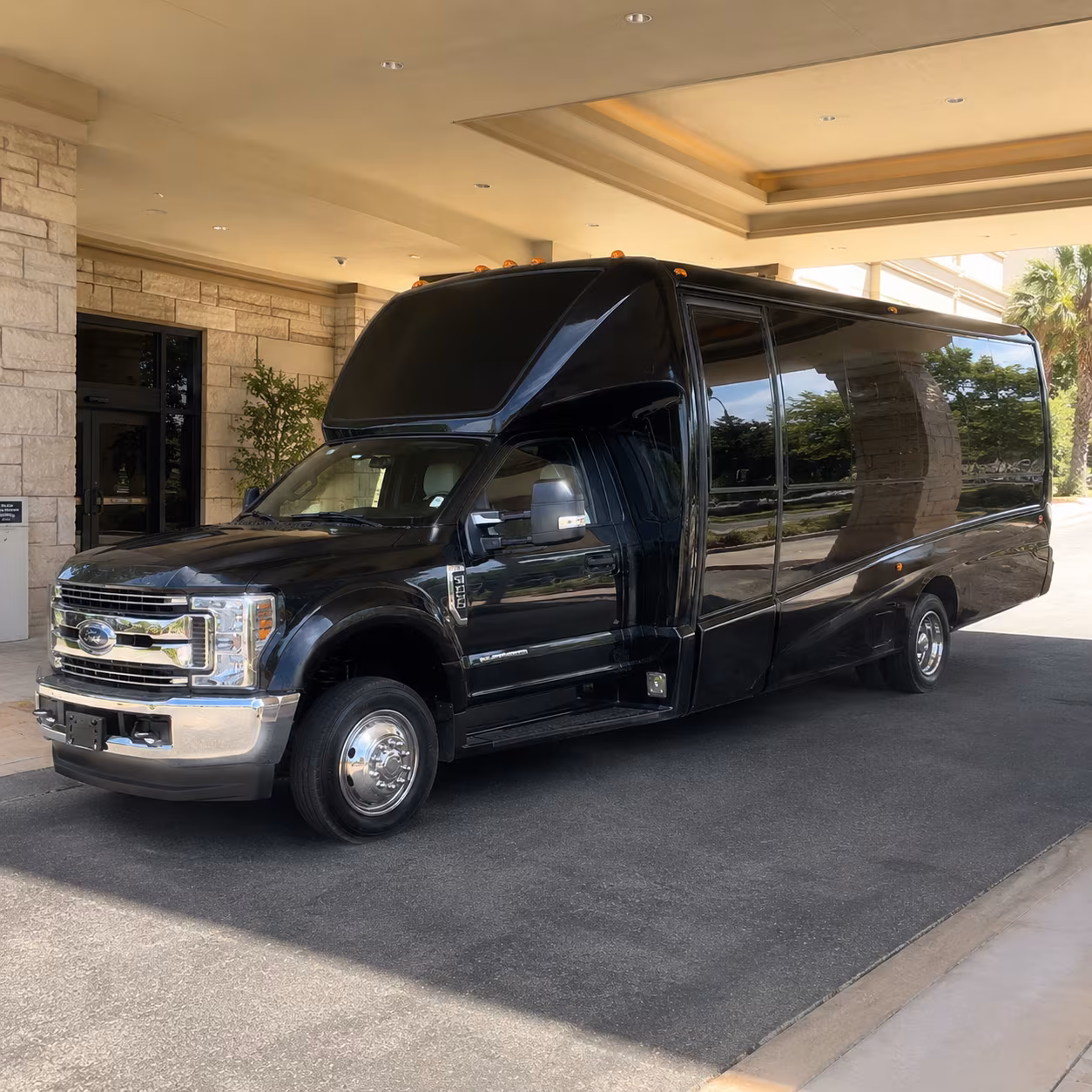 Hollywood Private Event Transportation party bus interior