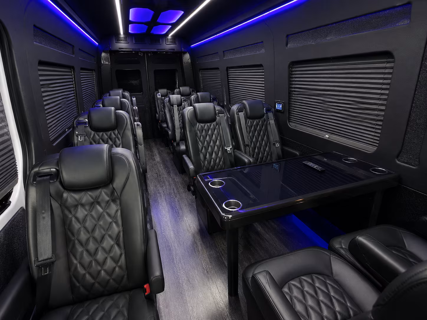 Hollywood School Event Transportation party bus exterior