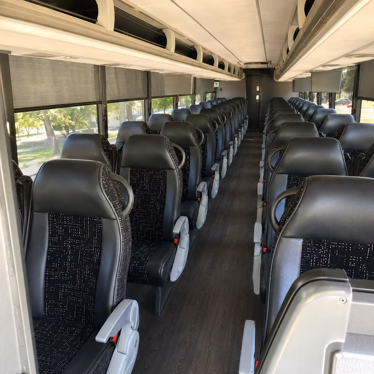 Hollywood School Event Transportation party bus interior