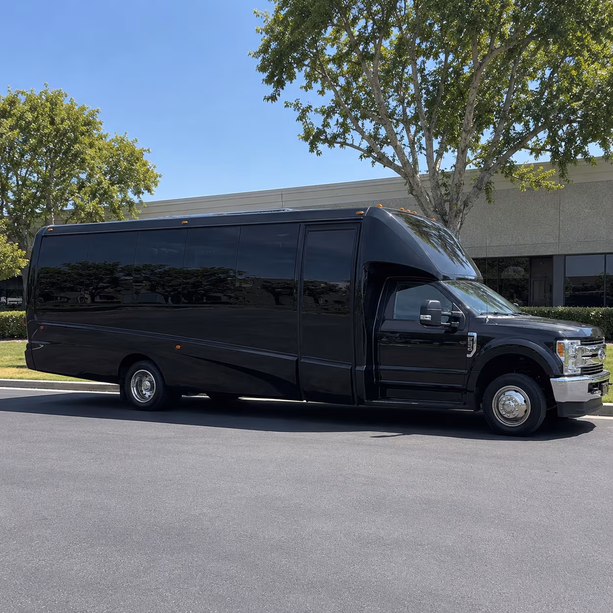 Hollywood Sporting Event Transportation party bus exterior