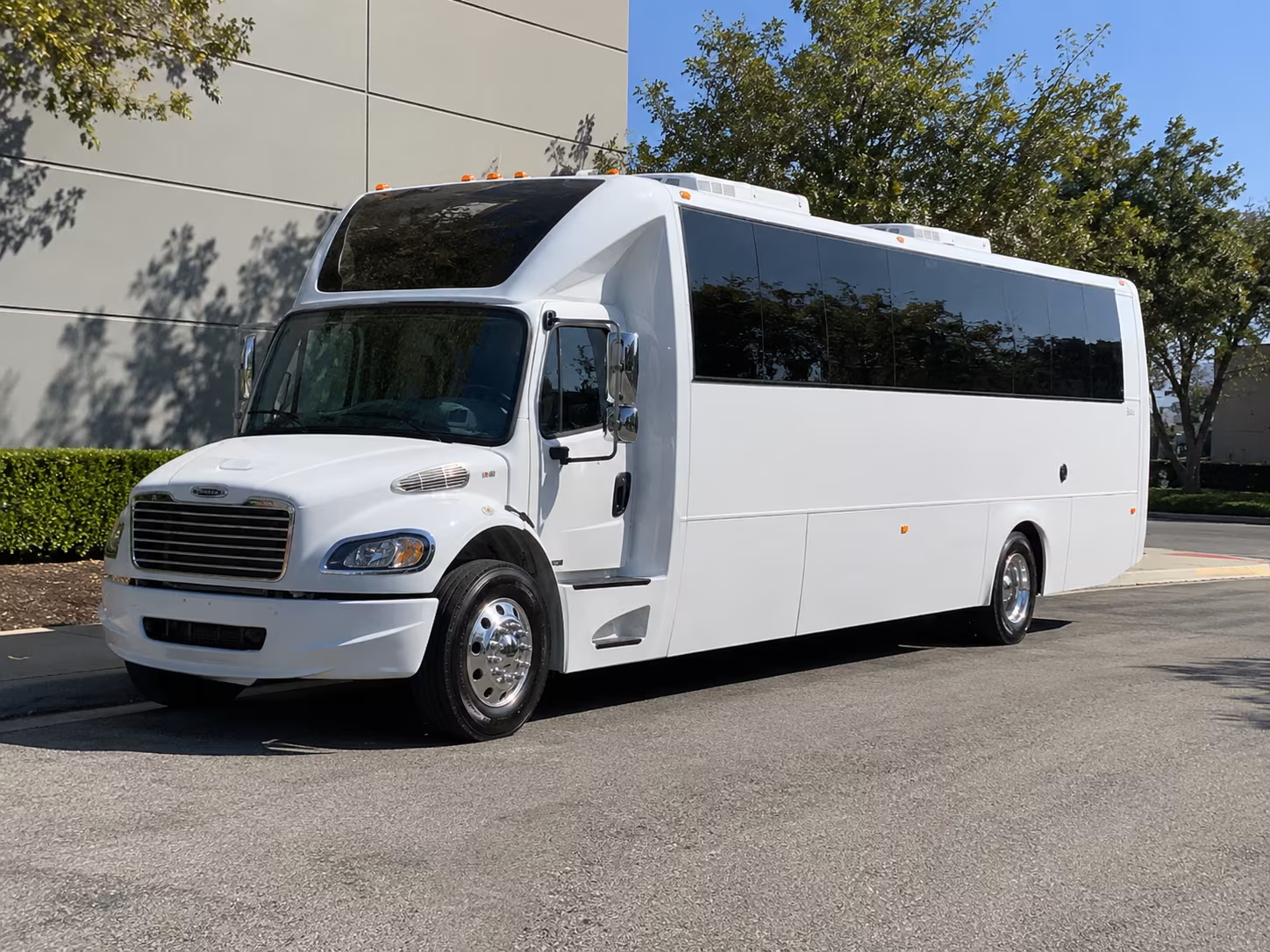 Hollywood Sporting Event Transportation party bus exterior