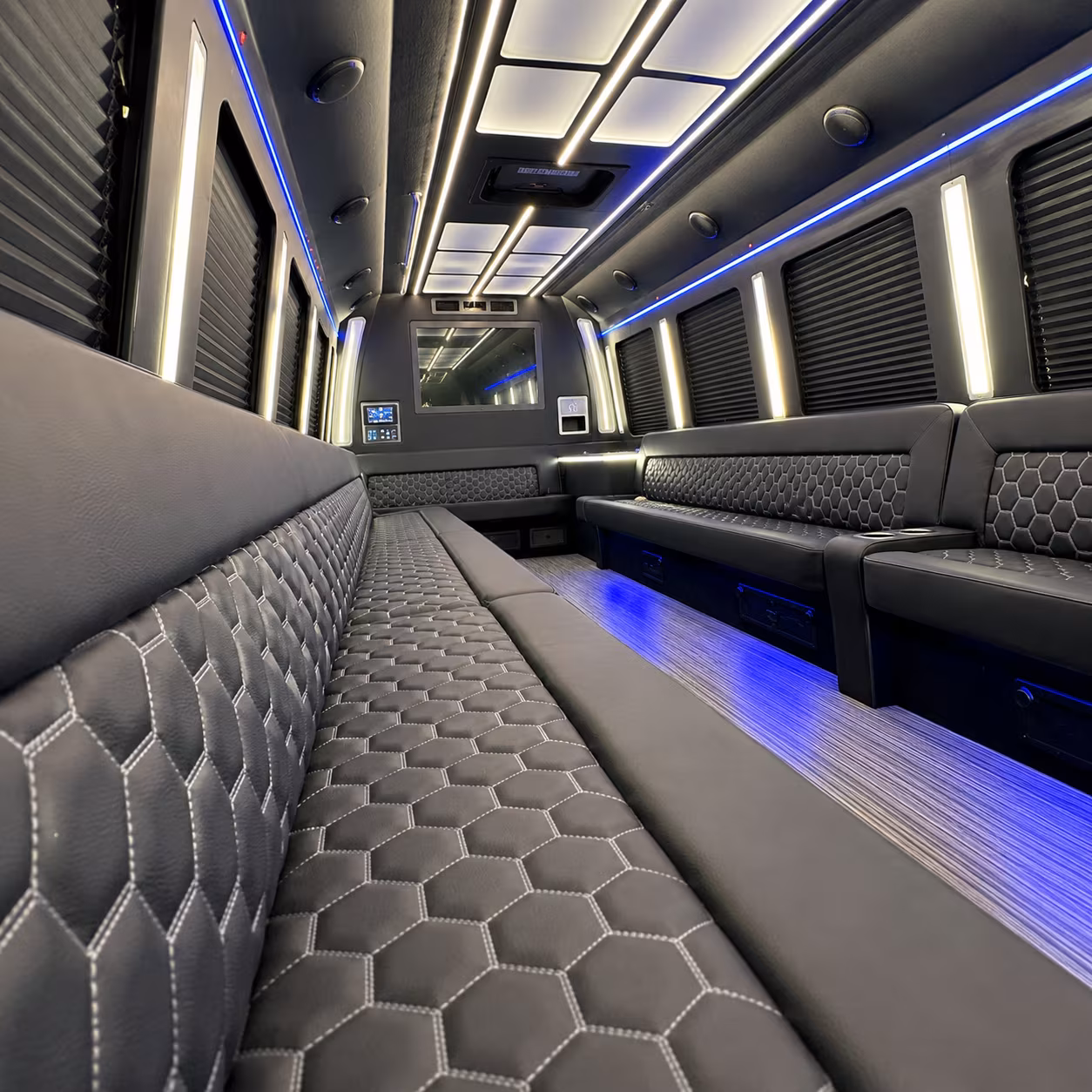 Hollywood Wedding Transportation party bus exterior
