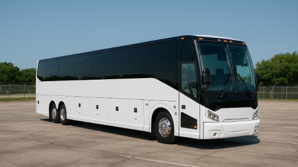 Exterior of Charter Bus Company Sunrise's 40 Passenger Party Bus in Sunrise