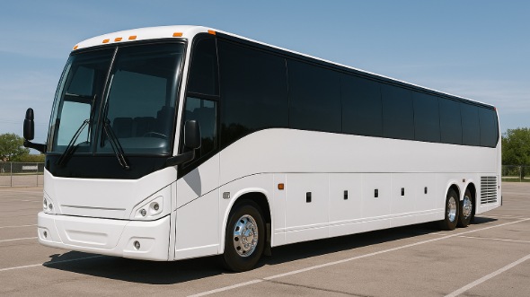Exterior of Charter Bus Company Hollywood's 46 Passenger Charter Bus in Hollywood