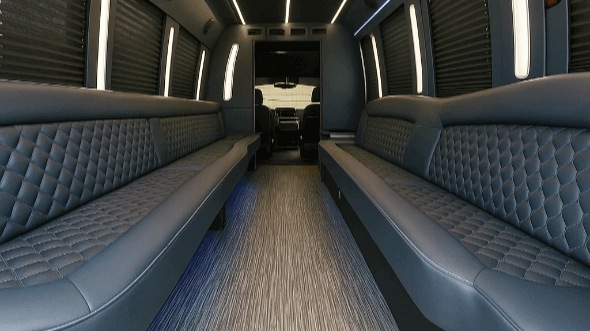 hollywood 25 passenger party bus rental